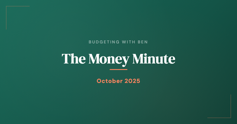 The October Money Minute